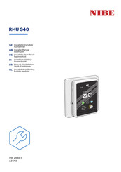 Nibe RMU S40 Installateurhandbuch