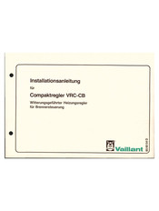 Vaillant VRC-CB Installationsanleitung