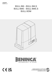 Beninca BULL 10M Bedienungsanleitung