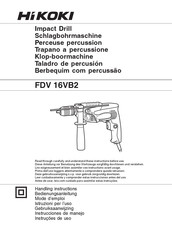 HIKOKI FDV 16VB2 Bedienungsanleitung