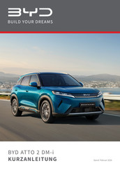 Byd ATTO 2 DM-i 2026 Kurzanleitung