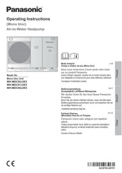 Panasonic WH-MDC07J3E5 Bedienungsanleitung