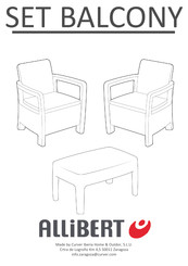 Allibert SET BALCONY Bedienungsanleitung