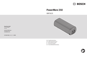 Bosch PowerMore 250 Originalbetriebsanleitung