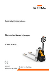 Still ECH 12C Originalbetriebsanleitung
