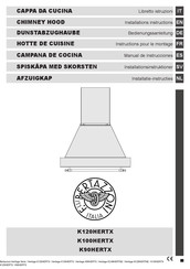 Bertazzoni K90HERTX Installationsanleitung