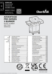 Char-Broil ADVANTAGE PRO S 3 Bedienungsanleitung