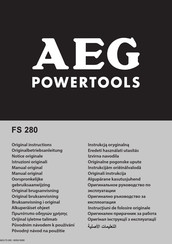 AEG FS 280 Originalanweisungen