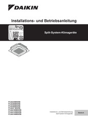 Daikin FCAG100BVEB Installations- Und Betriebsanleitung
