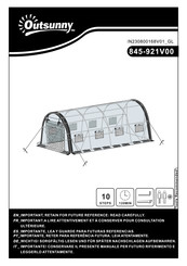 Outsunny 845-921V00 Montageanleitung