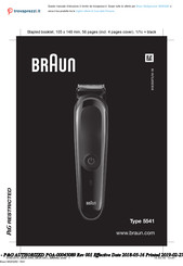 Braun 5-541 Handbuch