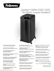Fellowes AutoMax 100M Bedienungsanleitung