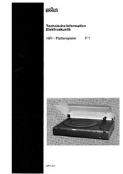 Braun P 1 Technische Information
