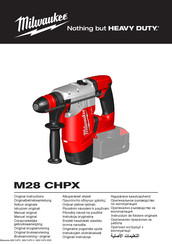 Milwaukee M28 CHPX Originalanweisungen