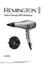 Remington Shine Therapy PRO AC9380 Handbuch