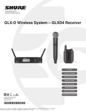 Shure GLXD4 Benutzerhandbuch