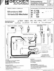 Becker Silverstone 980 Einbauanleitung