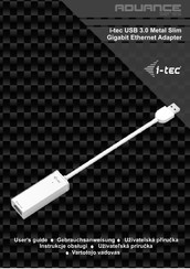 i-tec ADVANCE SERIE Gebrauchsanweisung