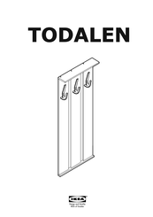 IKEA TODALEN Bedienungsanleitung