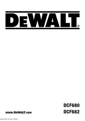 DeWalt DCF680 Handbuch