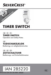 Silvercrest 285220 Betriebs- Und Sicherheitshinweise