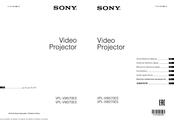 Sony VPL-VW270/W Kurzanleitung