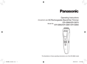 Panasonic ER-GB80 Bedienungsanleitung