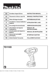 Makita TD110D Bedienungsanleitung