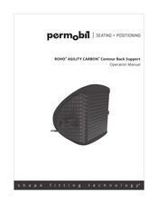 Permobil ROHO AGILITY CARBON Contour Back Support Bedienungsanleitung