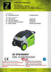 Zipper ZI-STE3000IV Benutzerhandbuch