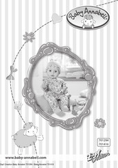 Zapf Creation Baby Annabel 701294 Handbuch