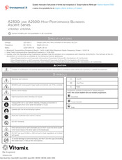 Vitamix Ascent A2300i Anweisungen