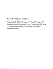 Philips SHC5211 Benutzerhandbuch