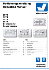 Viessmann 5574 Betriebsanleitung
