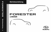Subaru FORESTER e-BOXER 2021 Betriebsanleitung
