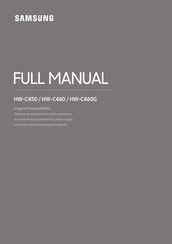 Samsung HW-C450 Vollständiges Handbuch