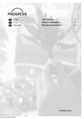 Progress PHN23103X Benutzerhandbuch