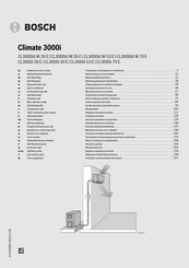 Bosch Climate 3000i CL3000i 35 E Bedienungsanleitung Für Den Betreiber