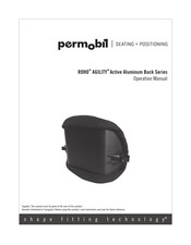Permobil ROHO AGILITY Active Aluminum Back Serie Bedienungsanleitung