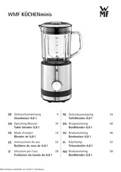WMF KÜCHENMINIS Betriebsanleitung
