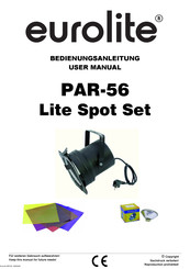 EuroLite PAR-56 Floorspot Benutzerhandbuch