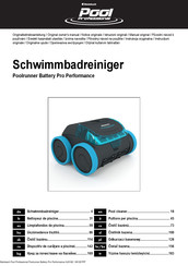Steinbach Pool Professional Poolrunner Battery Pro Performance HJ3182 Originale Betriebsanleitung