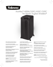 Fellowes AutoMax 100M Bedienungsanleitung