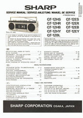 Sharp QT-12HS Serviceanleitung