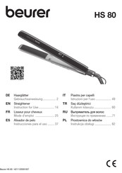 Beurer HS 80 Gebrauchsanweisung