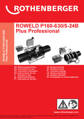 Rothenberger ROWELD P 355 B Gebrauchsanweisung