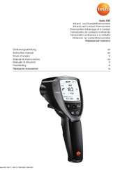 testo 835 Bedienungsanleitung
