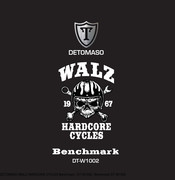 DETOMASO WALZ HARDCORE CYCLES Benchmark Handbuch