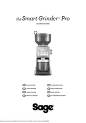 Sage the Smart Grinder Pro SCG820 Kurzanleitung