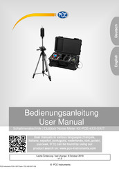PCE Instruments PCE-4 EKIT Serie Benutzerhandbuch